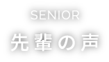 SENIOR 先輩の声